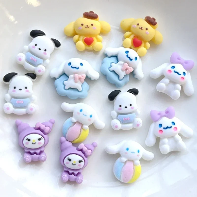 30 stks kawaii schattige mini diervormige platte achterkant hars Cabochons plakboek DIY sieraden ambachtelijke decoratie accessoires hars plaksteen