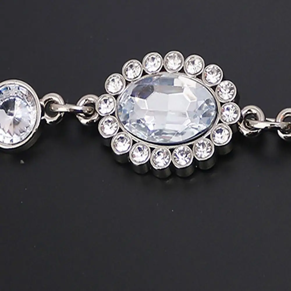 Fashion Metal Rhinestone Bag Chain Shoulder Strap Shining Replacement Handles Bag Accessory Women