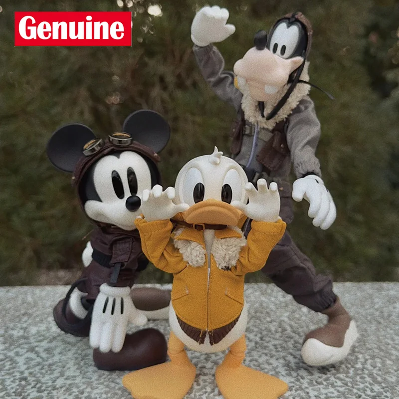 

Morstorm Disney City Escape Plan Camping Figure Collectible Dolls - Mickey Donald Duck Cute Models Figurine Home Decor Gift