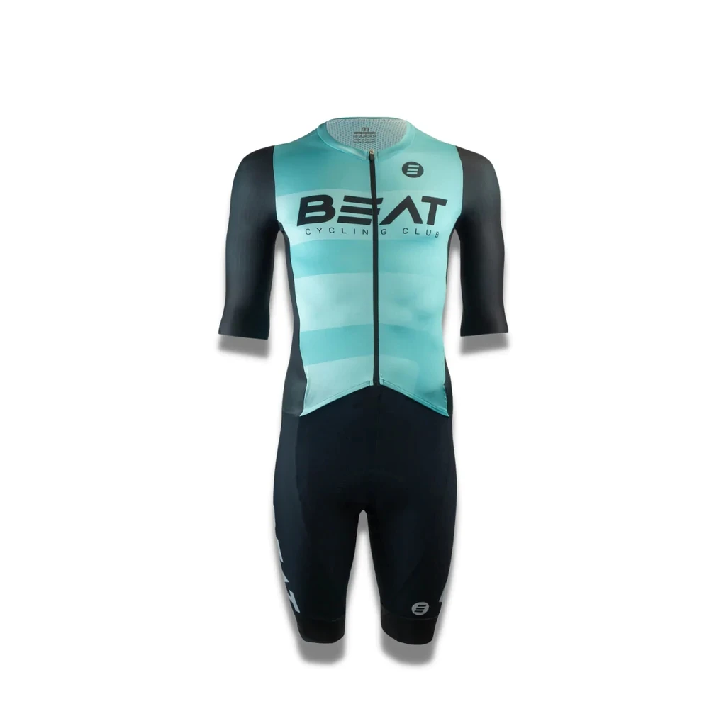 MEN'S CYCLING WEAR CYCLING JERSEY BODY SUIT SKINSUIT WITH POWER BAND 2023 BEAT CYCLING CLUB TEAM 2 COLORS SIZE XS-4XL