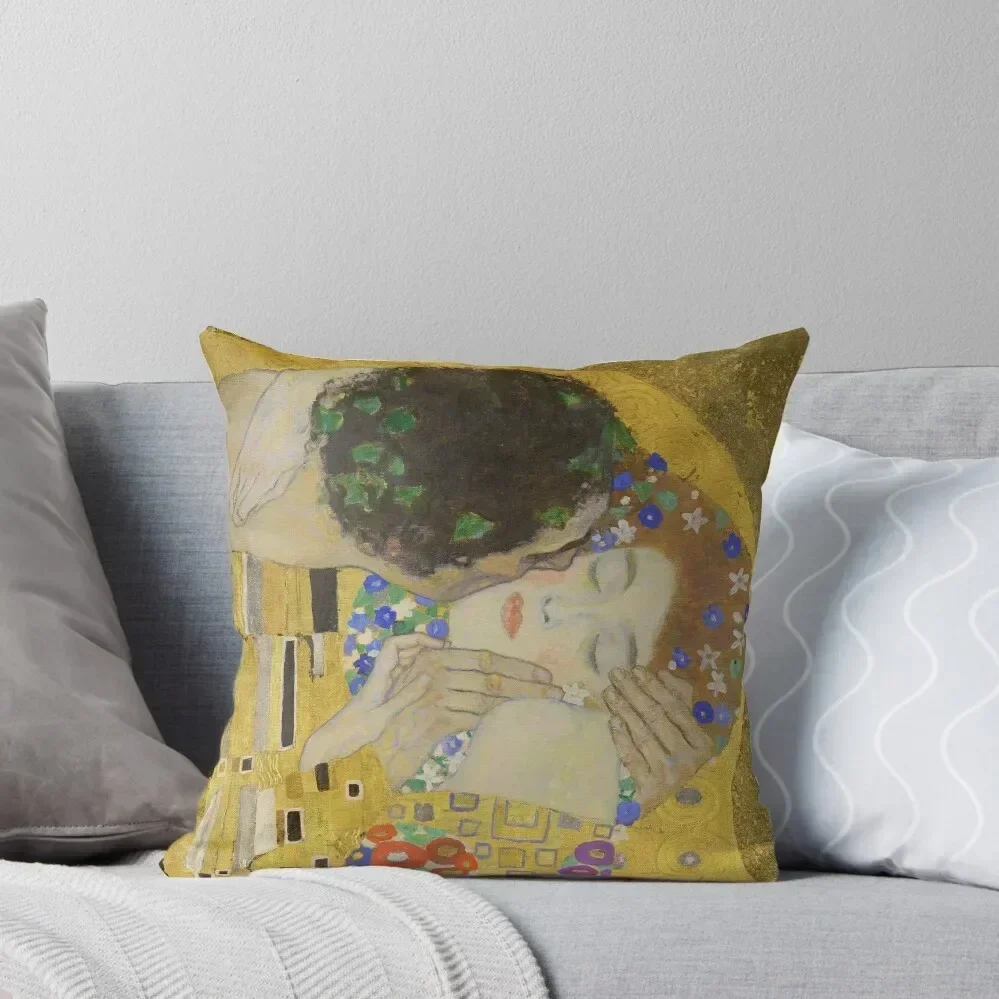 

The Kiss - Gustav Klimt Throw Pillow Christmas Pillow Cases Cushions Home Decor Cushions For Children pillow