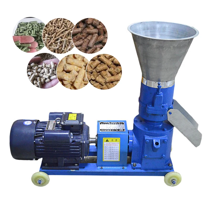 Pellet Machine Wet and Dry Feed Chicken Duck Fish Feed Granulator Feed Pellet Mill Animal Farming Feed Processor 60-100kg/h