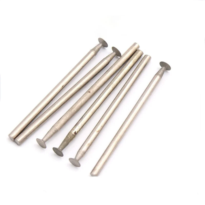 

Diamond Grinding Head Shank 2.35mm Grinding Bit Accessory H-Needle Stone Jade Carve Polish Engrave Tools for Dremel Rotary Tools