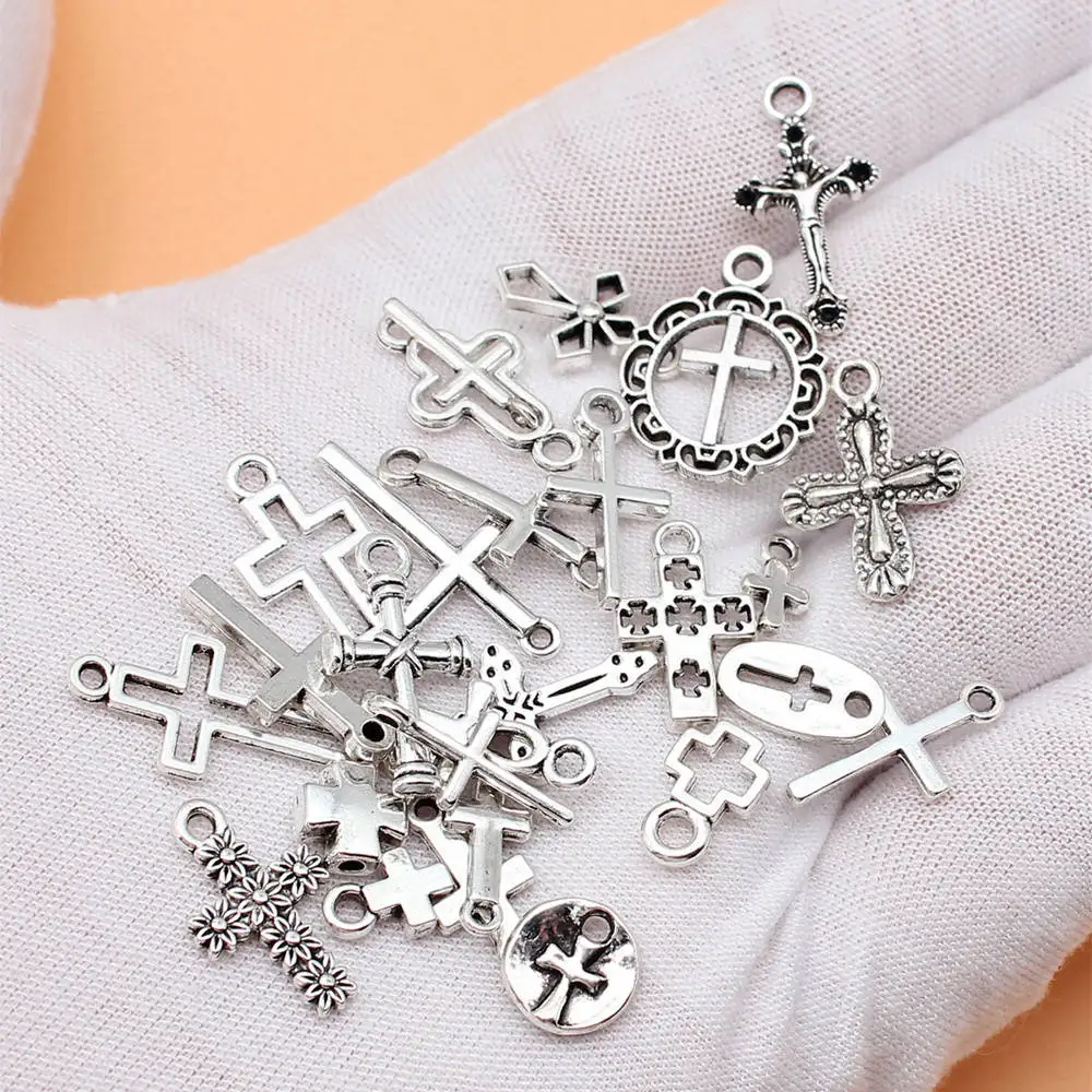 Charms Pendant Religion Talisman Amulet Mixed Set Odd Jewellery