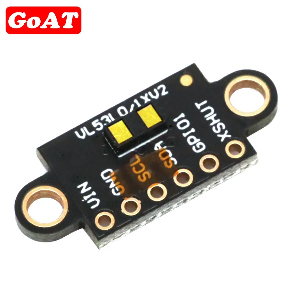 VL53L1X Módulo de Sensor de tiempo de vuelo de rango láser distancia 400cm Módulo de placa de extensión de medición para Arduino
