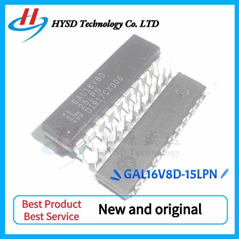 10PCS GAL16V8D-15LPN GAL16V8D-15LP 16V8D-15LP GAL16V8D