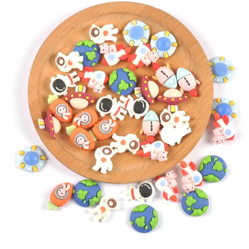 20pcs Mixed Cartoon Aviation Theme Resin Flatback Cabochon Crafts Scrapbooking Embellishments Handwork DIY Accessories cp3266