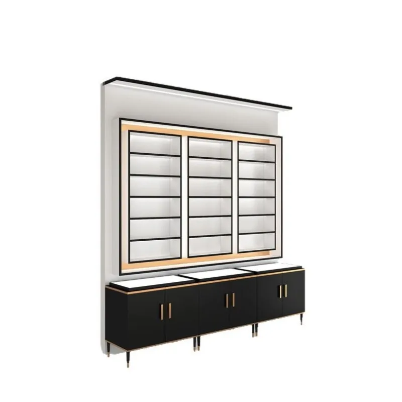 Door figure against the wall | Multi-layer display cabinet, display cabinet