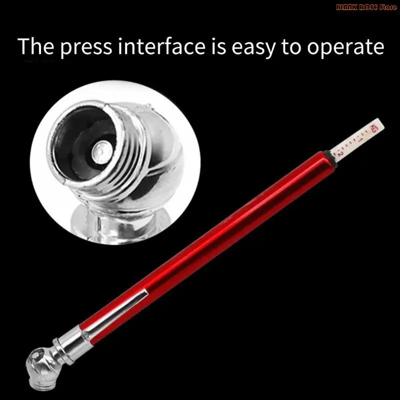 K1AE Accurate Tire Pressure Check Pen Small Tire Pressure Gauge Tire Pressure Measuring Easy to Use Tool for Car Maintenance