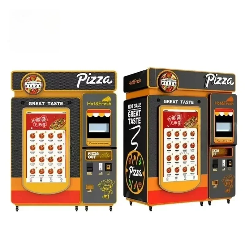 FL All-in-one Pizza Vending Machine 24H Smart Kiosk Self Service Pizza Maker for Commercial Use Customized