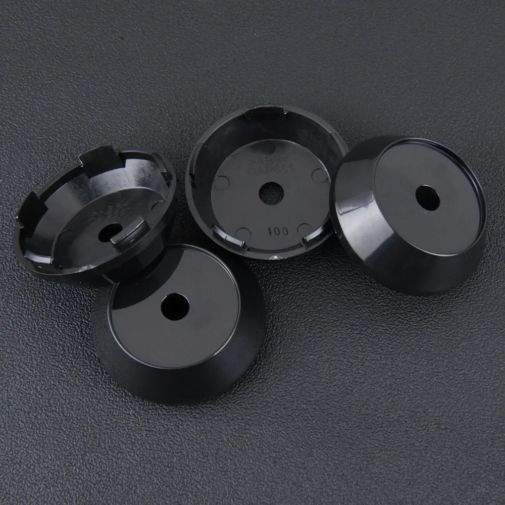 4PCS JDM SSR Rim Cap 60mm Clip Sport Wheel Center Cap XXR 530/557 Wheel Cover Hub Cap Black & Silver