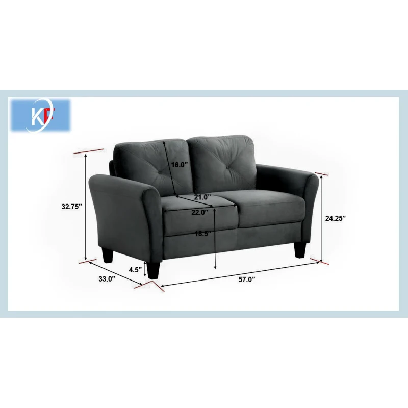 Sofá Cómodos sofás y sofás seccionales para sala de estar, dormitorio, oficina, espacio pequeño