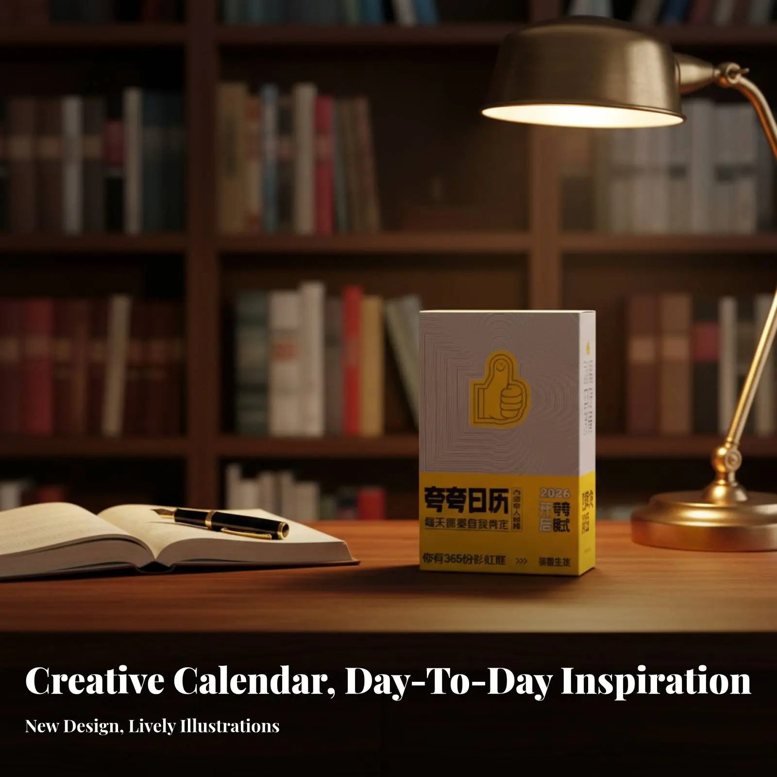 

Креативный настольный календарь на 2026 год, «Радужный комплимент», отрывной ежедневник, забавное украшение для стола