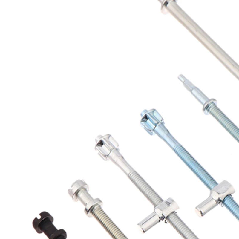 برغي وصامولة لضبط توتر المنشار المعدني، أسود/رمادي فضي، لأداة شد سلسلة المنشار الكهربائي 5016/6018 #2