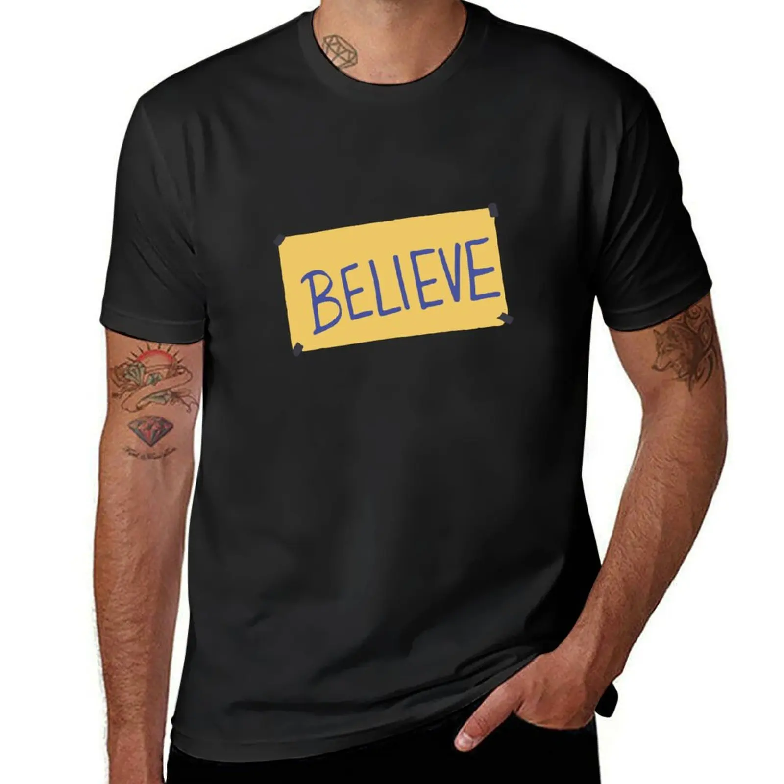 Believe Ted T-Shirt heavyweights tops cute clothes t shirts for men pack