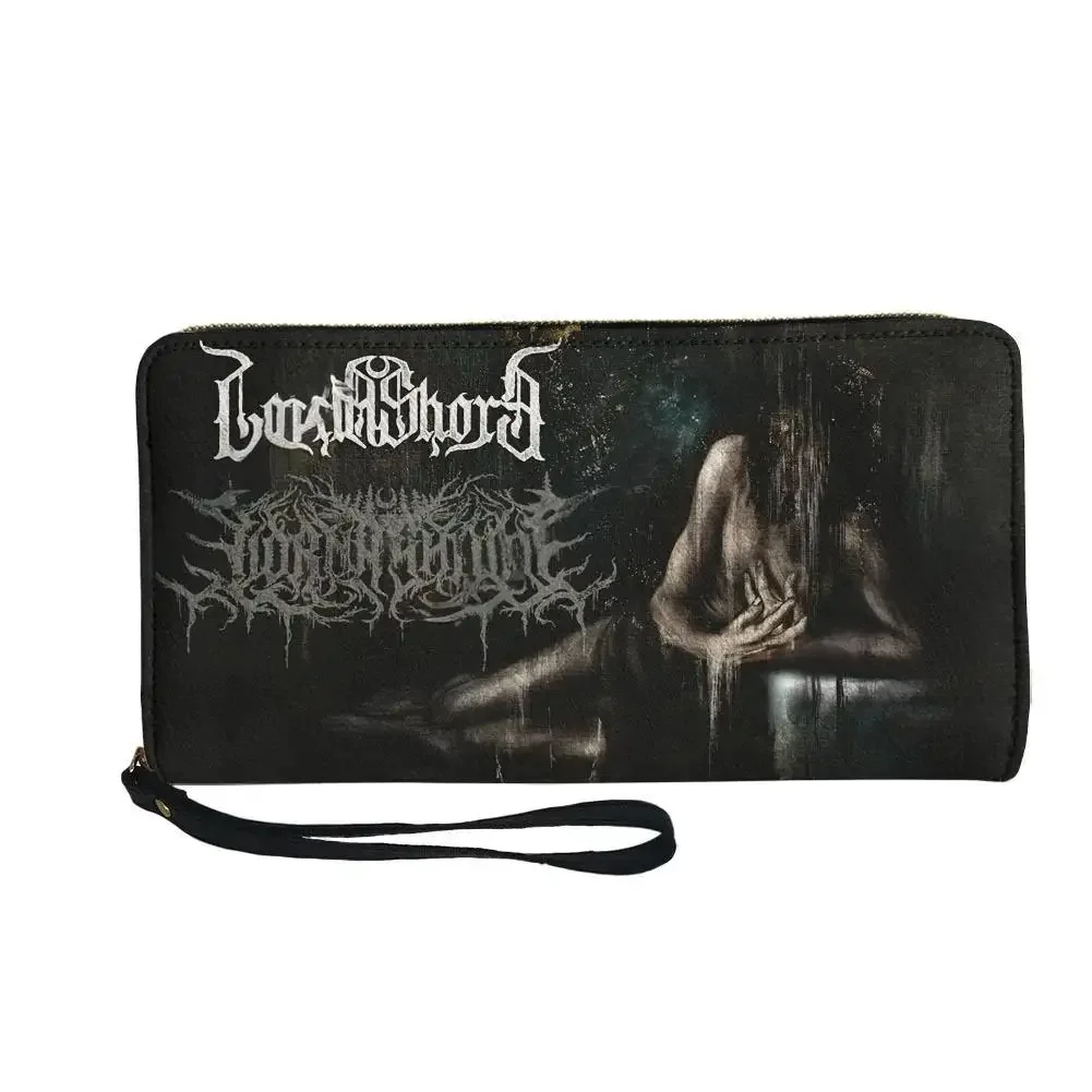 

Кошелек-портмоне Lorna Shore Deathcore Band, мужской, женский, для подростков, на молнии, длинный, с двойным принтом, портативный, подарочная сумка