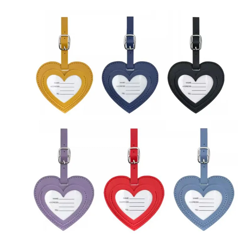 

Бирки для багажа: креативные аксессуары для путешествий из ПУ-кожи, утолщенные кожаные бирки для посадочных талонов, идентификационные именные бирки для багажа.