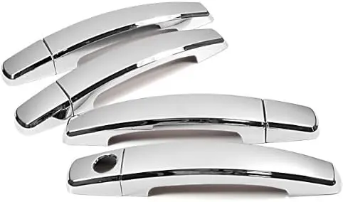 

Premium Grade Triple Mirror Chrome Side Door Handle Covers Trims Kits For Chevrolet Chevy Captiva 2008-2011