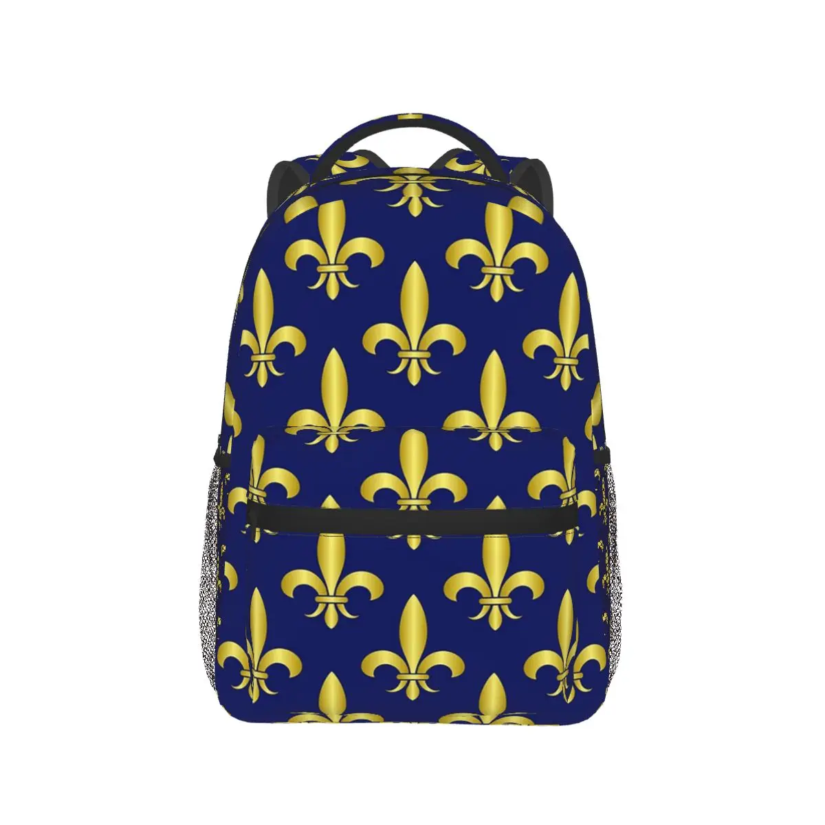 

Рюкзак Fleur De Lis Royal Lily, Лидер продаж, рюкзак большой емкости для мальчиков и девочек, школьная сумка, сумки на плечо для мужчин и женщин