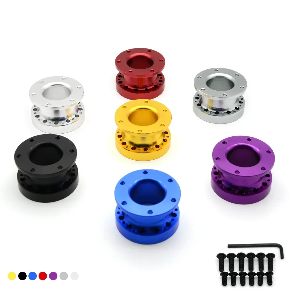 Universal Steering Wheel Hub Spacer 51MM Steering Wheel Hub Boss Kit Adapter Spacer