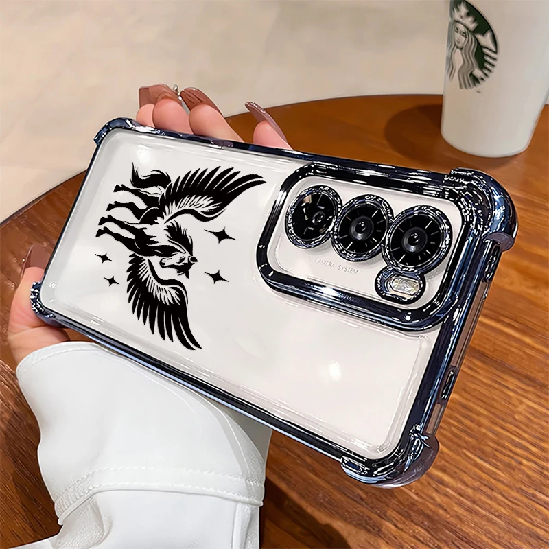 

Fashion Horse Pattern Phone Case For Huawei Honor X8C X9C X5C Plus X7C X6C X5B X6B X8B X9B Shockproof Plating Clear Cover