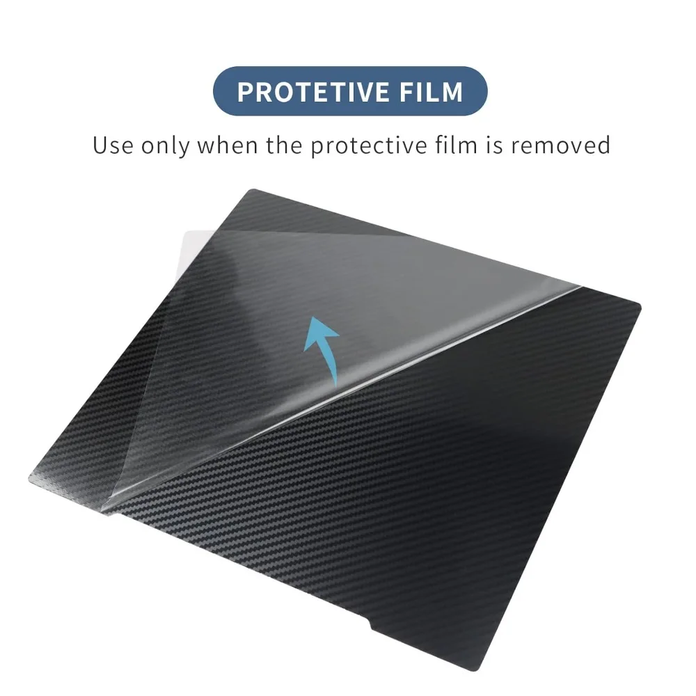 Double Sided Textured PEI+Smooth PET Build Plate 241x254mm Flexible PEI Print Bed for Prusa MK4 MK3 3D Printer Strong Adhesion 5