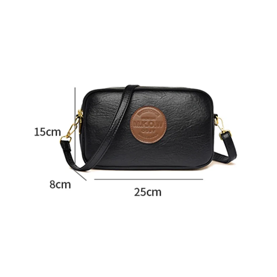 Women Retro Small Shoulder Croosbody Bags Luxury Designer Female Purses and Handbags Solid Color Pu Leather Messenger Bags Sac