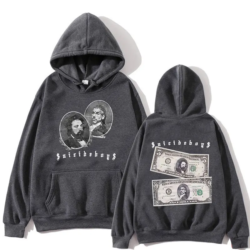 G59 Suicideboys New World Depression 2024 Album Hoodies Men Clothing Fashion Gothic Hooded Sweatshirt Long Sleeve Pullover Hoody images - 6