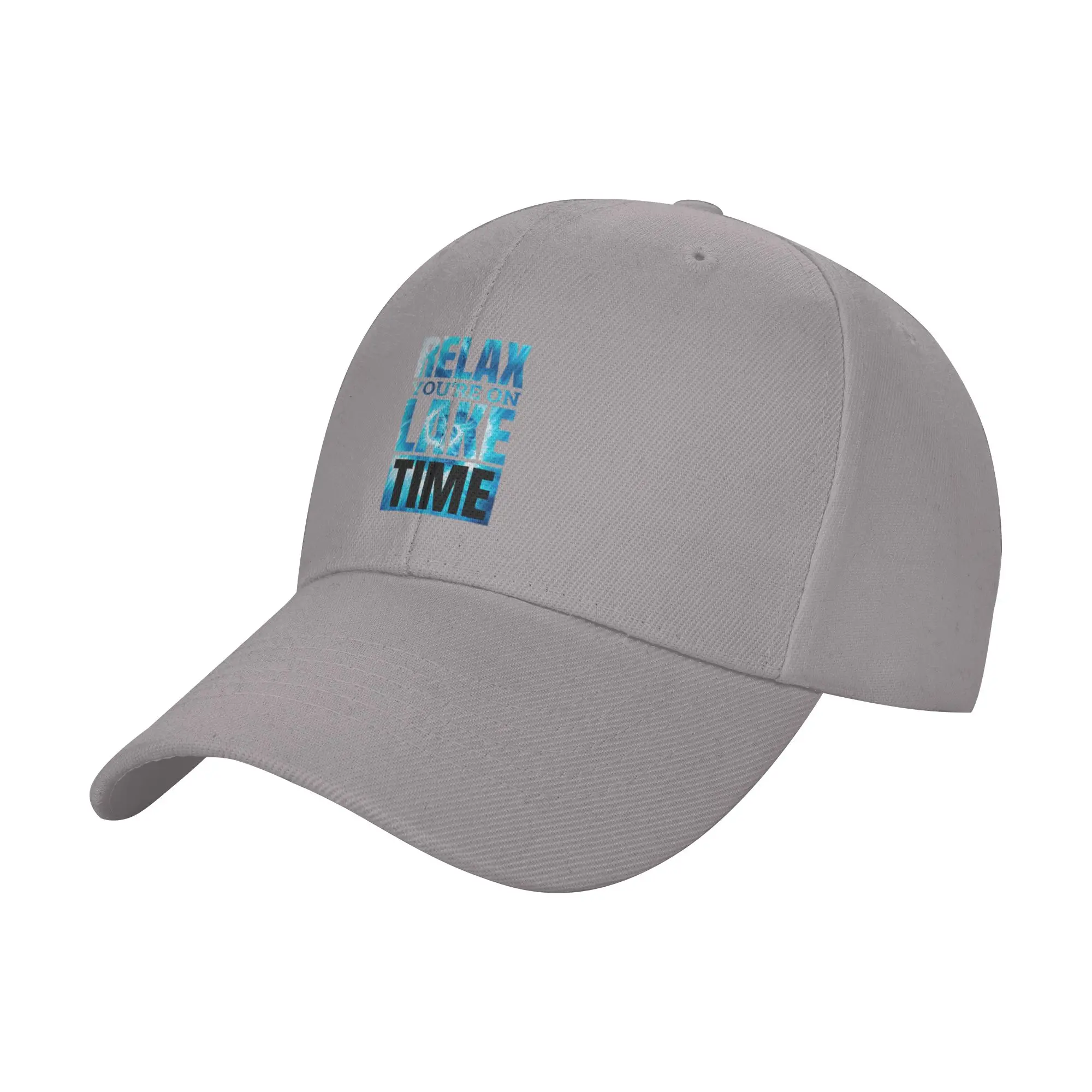Hot Sale Relax You re On Lake Time Blue Tie Dye Baseball Cap  Hiphop Visor  Family Trip Visor