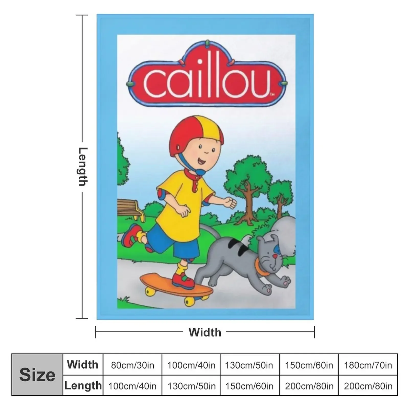 Caillou Throw Blanket Thins Summer Beddings sofa bed decorative Blankets