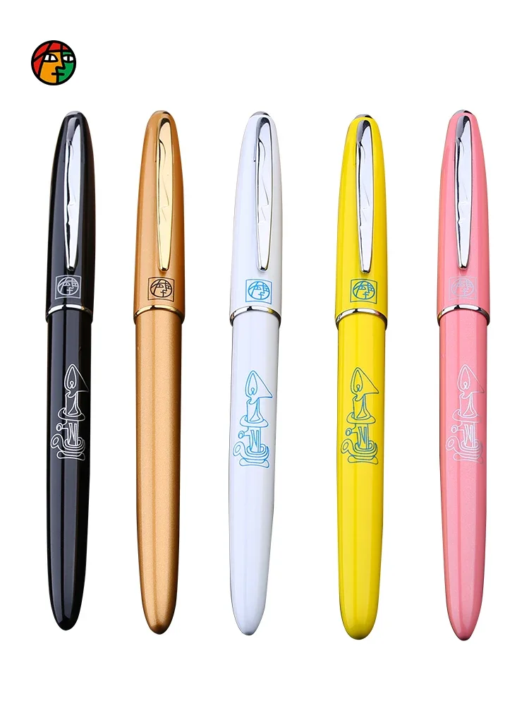 

Picasso Pimio 0.38mm/0.5mm Nib High Quality All-Metal Fountain Pen Kawaii Stationery Ink Pens Office School Supplies for Gift