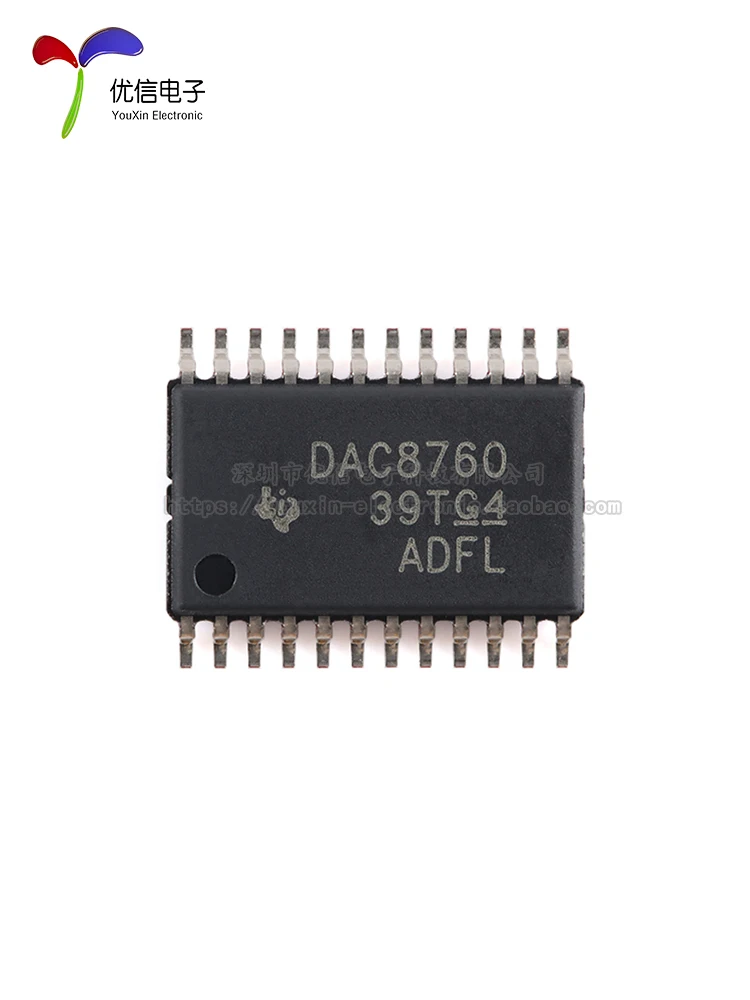 5 قطعة الأصلي أصيلة DAC8760IPWPR HTSSOP-24 16 بت رقاقة تحويل رقمية إلى تناظرية