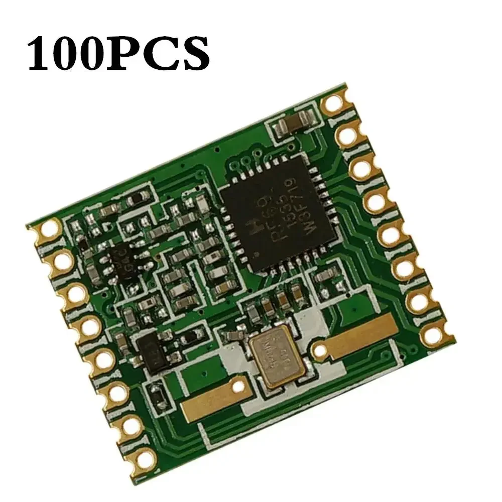 100 Uds RFM69HW RFM69H 433MHZ 868MHZ 915MHZ módulo transceptor módulo inalámbrico altamente integrado interfaz SPI