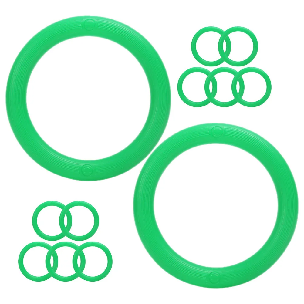 12 قطعة حلقة عرض الفواكه متعددة الأغراض حامل البطيخ البلاستيكي حامل دائرة للفواكه كشك الفاكهة قاعدة عرض مستديرة غير قابلة للانزلاق