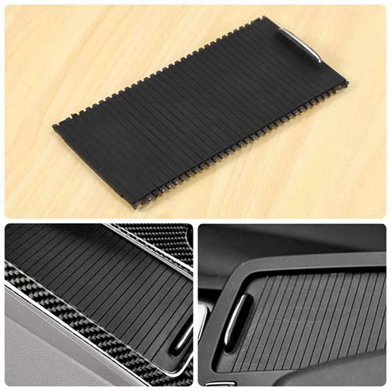 2PCS Car Inner Indoor Centre Console Roller Blind Cover For Mercedes C-Calss W204 S204 E-Class W212 S212 A20468076079051