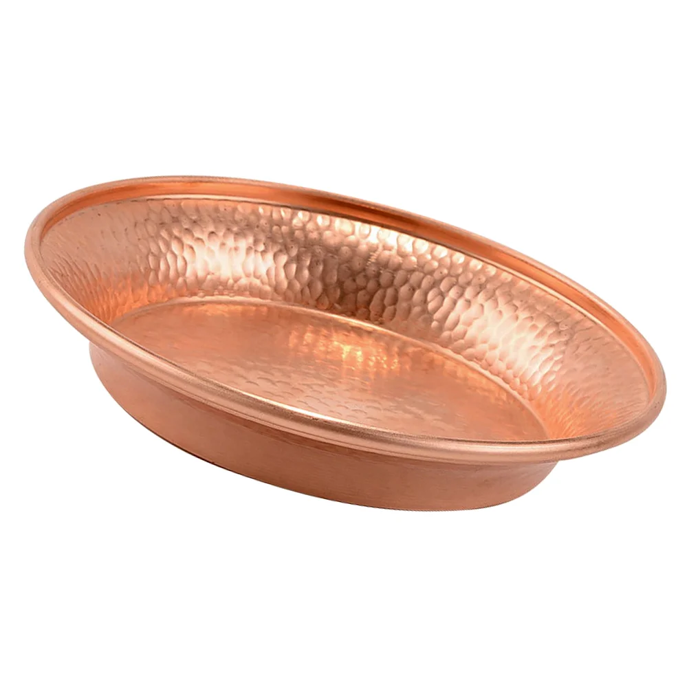 Water Bowl Household Tibetan Tray Bronze Altar Offering Cup Copper Bowls