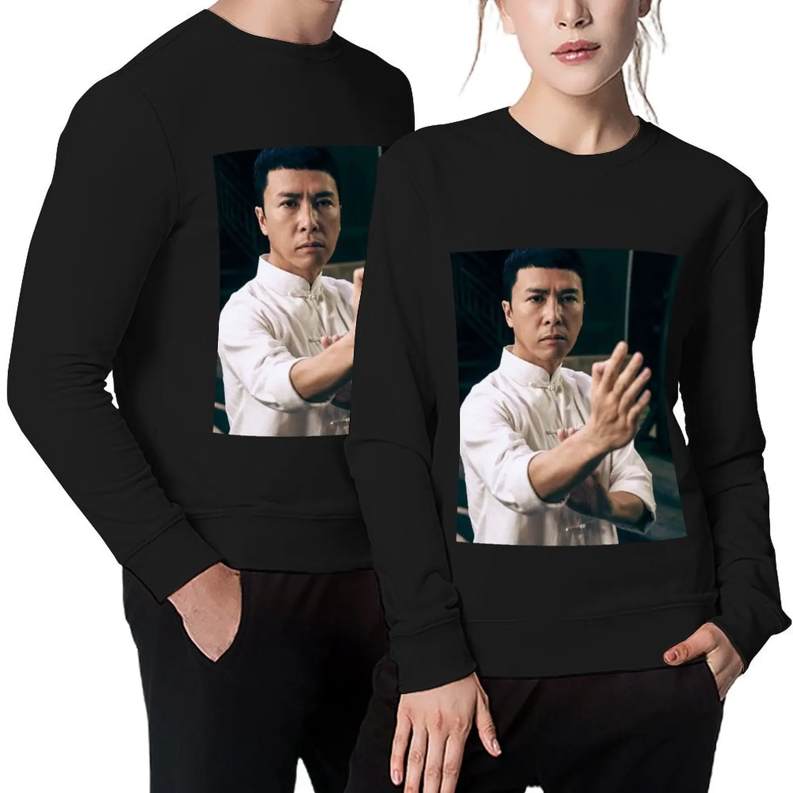 

donnie yen Pullover men wear korean clothes mens clothing male clothes new in hoodies & sweat-shirt