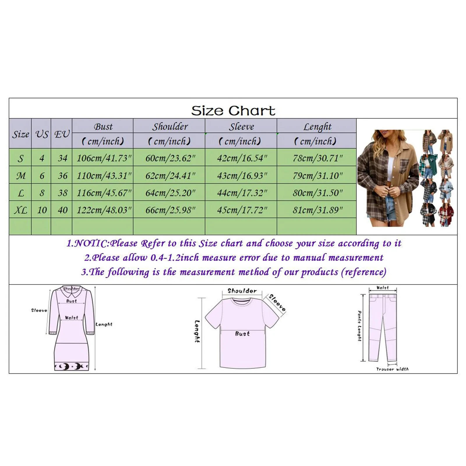 Women Shirt Jacket Autumn Lady Thin Long Sleeve Patchwork Plaid Print Mid Length Shirt Jacket Leisure Fashion Trendy Lapel Coat