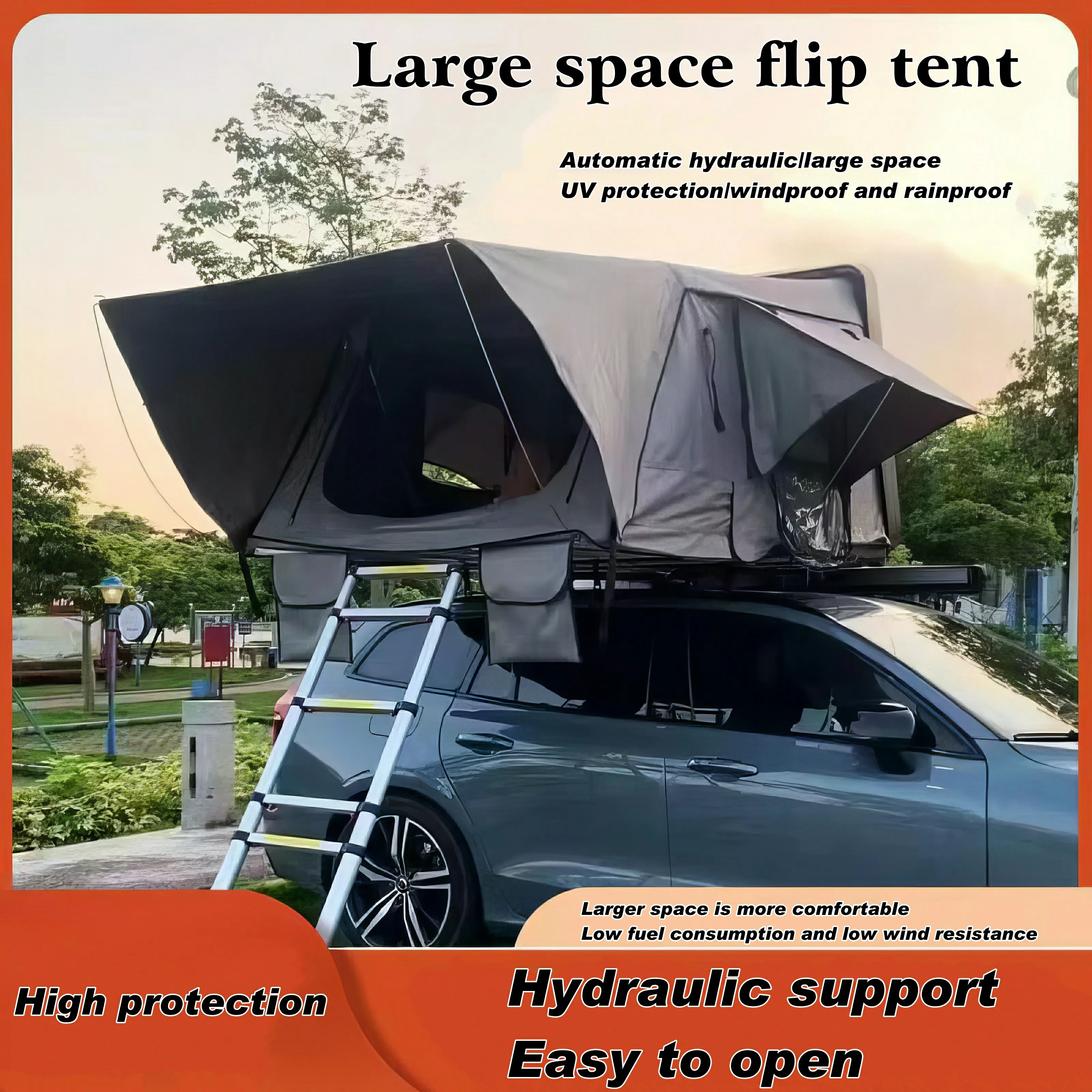 Factory Direct Sales Can Be Customized 3-4 People Tent Box Car Roof Roof Tent 4x 4 Hard Top Roof Tent