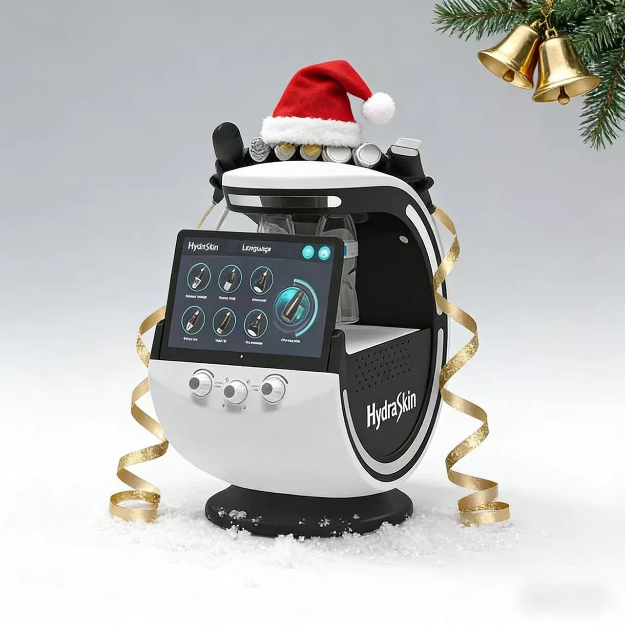 

7 In 1 Hydra Dermabrasion H2O2 Machine cleaning facial skin machine professional Facial Care Anti Aging Skin Analysis Devices