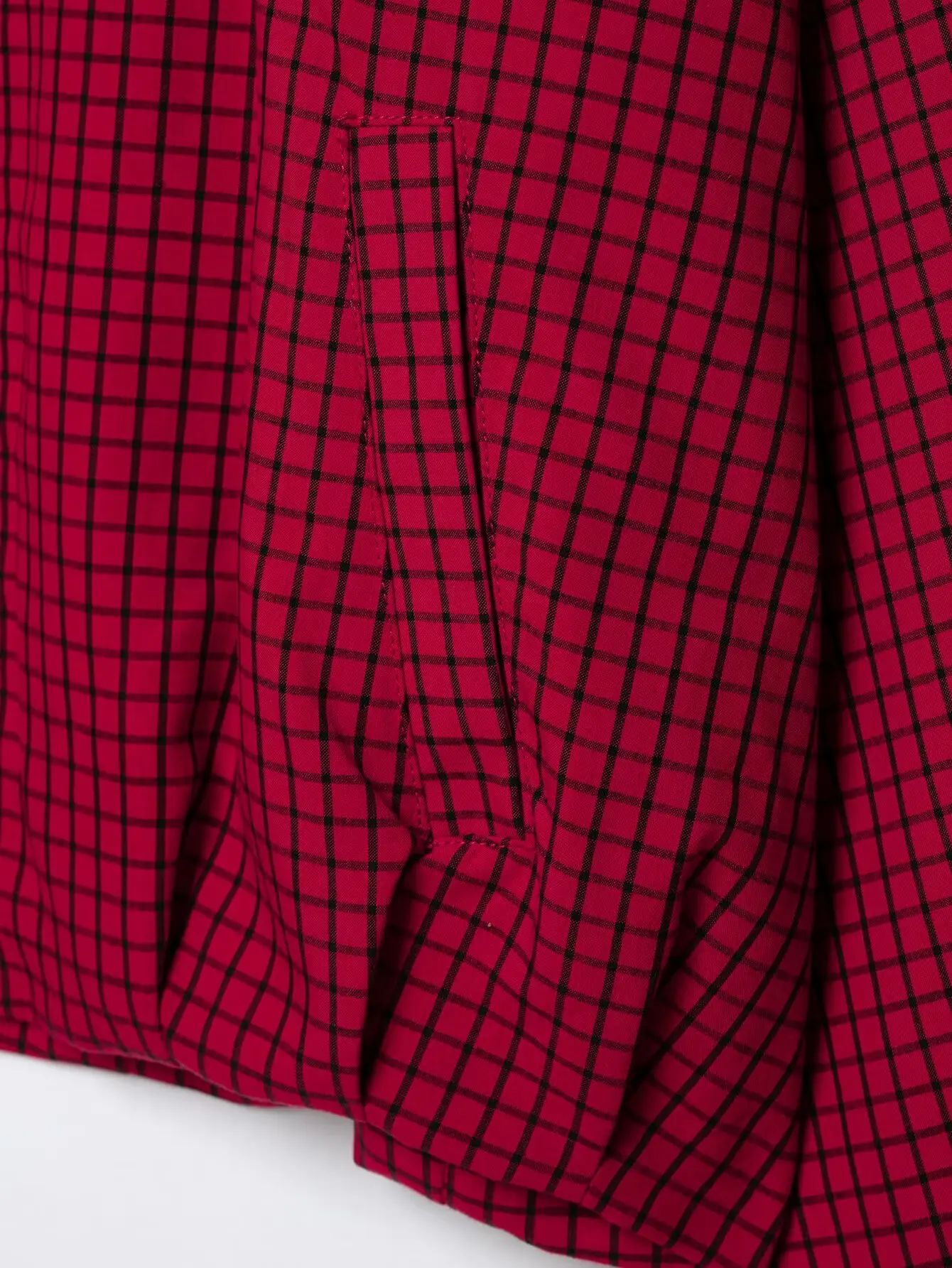 TFMLN Damen Bomberjacke Kariert Stehkragen Reißverschluss Lose Jacke Herbst Winter High Street Lässig Schick Damenjacken 2026 – Detail 6