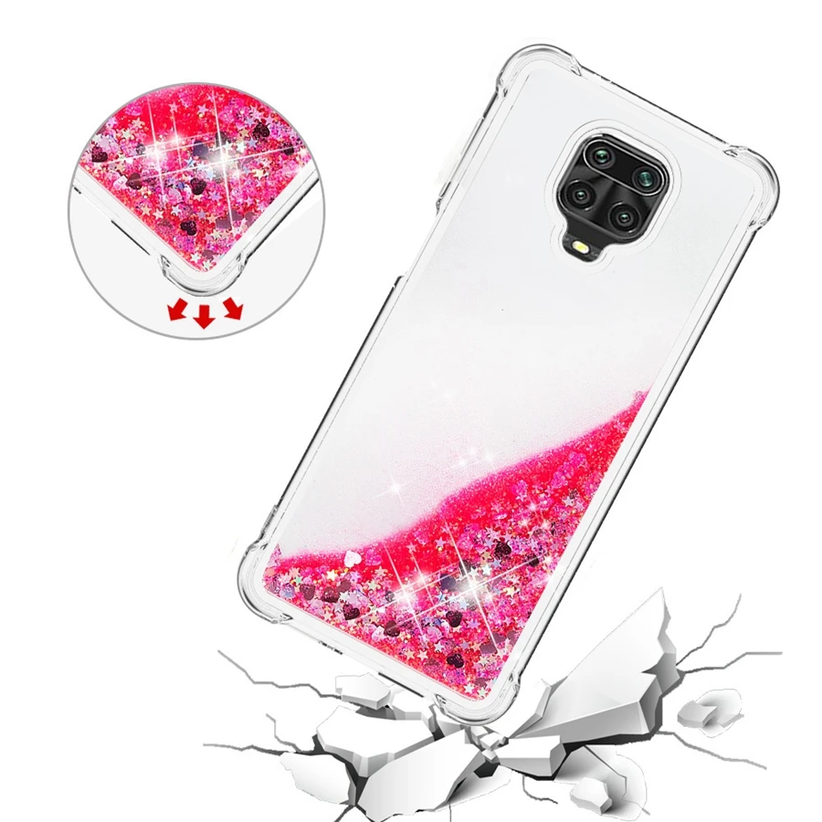 Quicksand Colorful Anti-drop Case For Xiaomi Redmi 10 7A 6A 5A 4X Note 10/10S/10 Pro Max/9T/9 Pro/8 Pro Mi Poco M3/X3 Nfc 10T 11