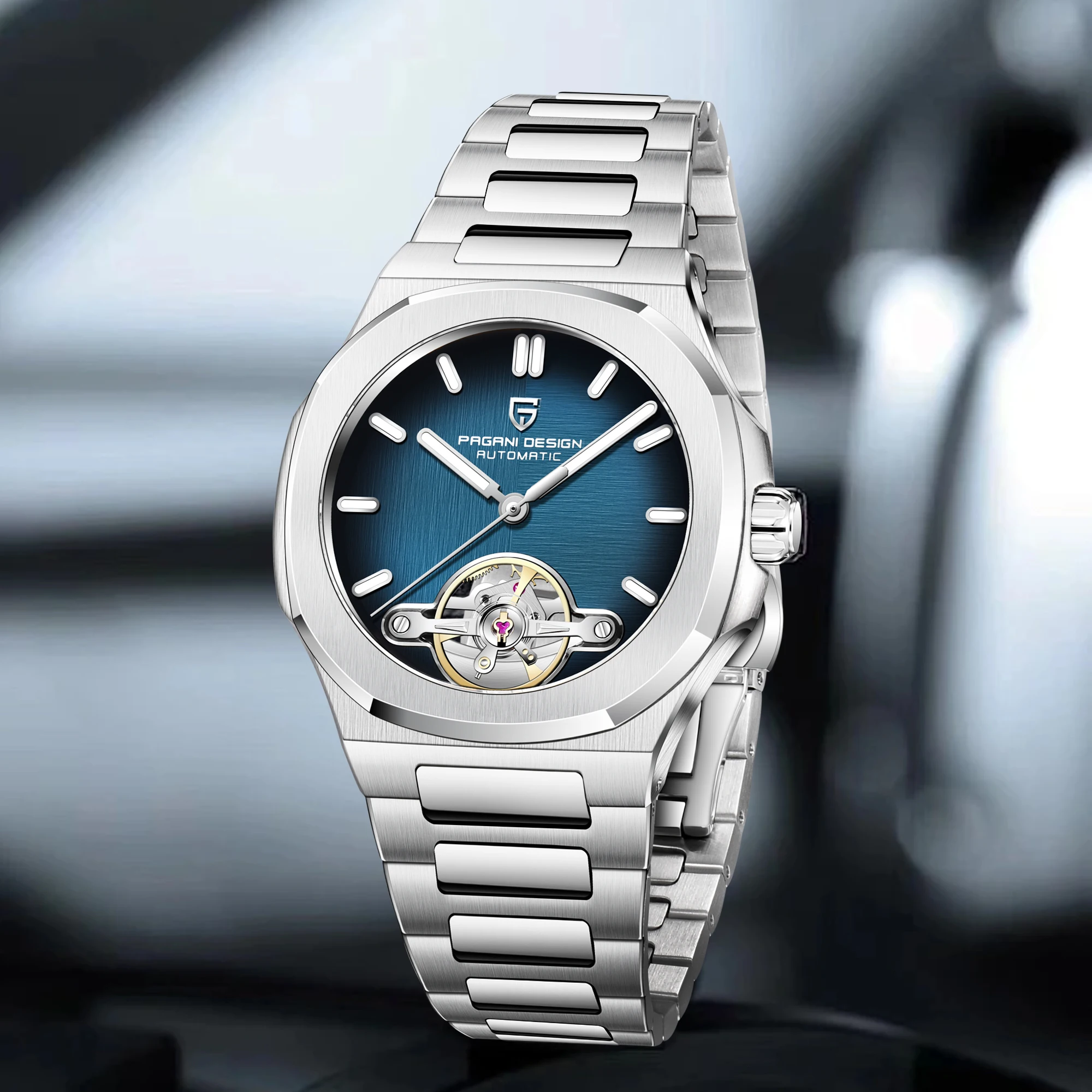 

PAGANI DESIGN 2025 New Men's Watch Tourbillon Luxury Mechanical Watches For Man Automatic Watch Stainless Steel Shock Resistant