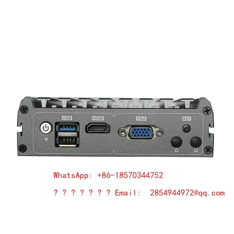 Main Unit: J4125/N5105 Four-Network Mini Computer, Industrial Control Computer, Server Industrial Control Mini Computer