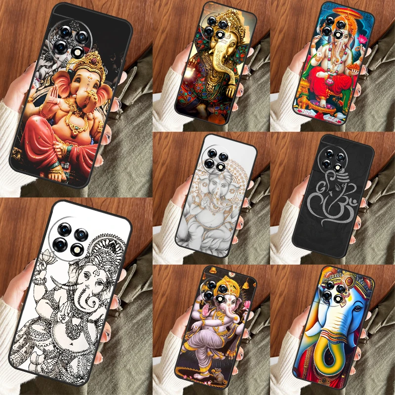 Ganesh Elephant God Case For OnePlus 11 10 9 8 Pro Ace 9R 9RT 10T 8T OnePlus Nord 2 2T N10 N20 CE 3 Lite Cover