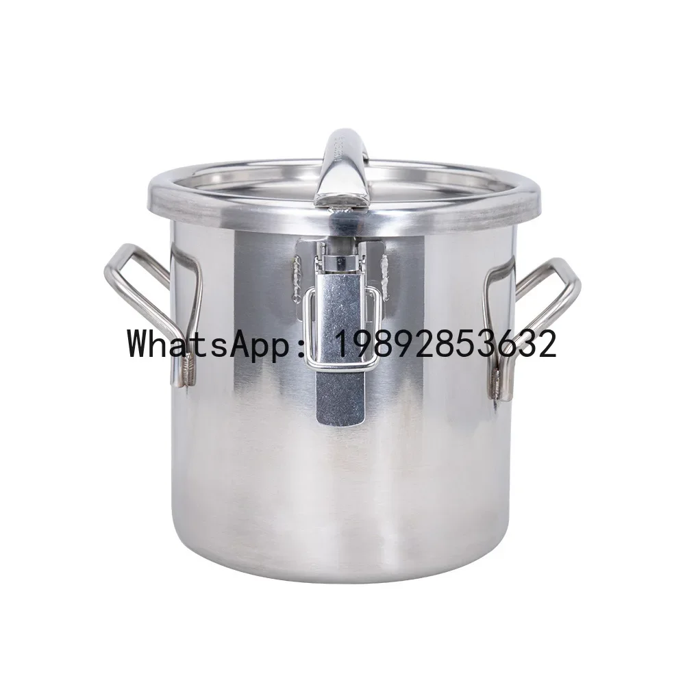 

X 304 stainless steel sealed milk thickened storage bucket--5pcs