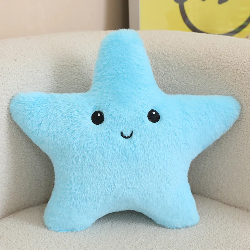 Five-Pointed Star Sea Star Plush Star Pillow Multiple Colors Star Stuffed Plush Toys Home Sofa Bedroom Cushion Gifts For Friends