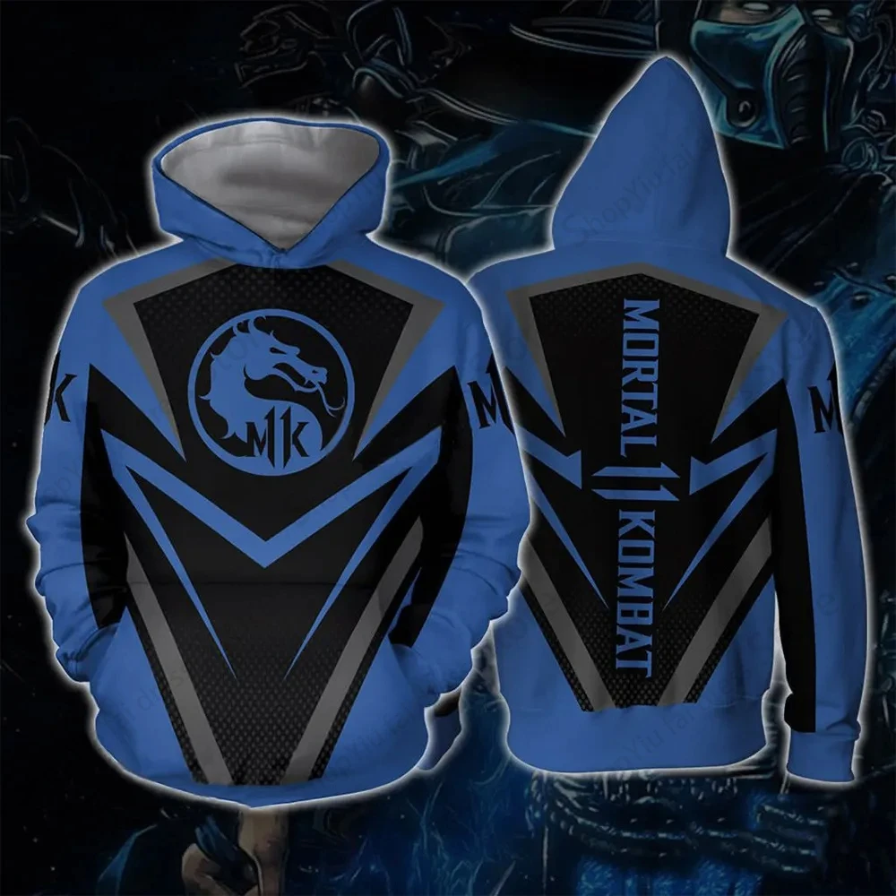 Mortal kombat hoodies jogo 3d impressão gráfico hoodies das mulheres dos homens moda hoodies menino casaco feminino suores roupas dos homens cosplay rua