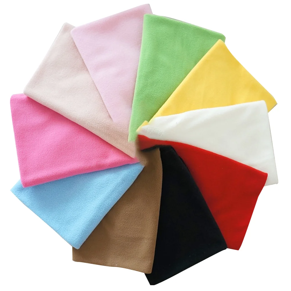 

10 PCS DIY Cloth Handmade Cross Colorful Patchwork Accessories Sewing Fleece Fabric