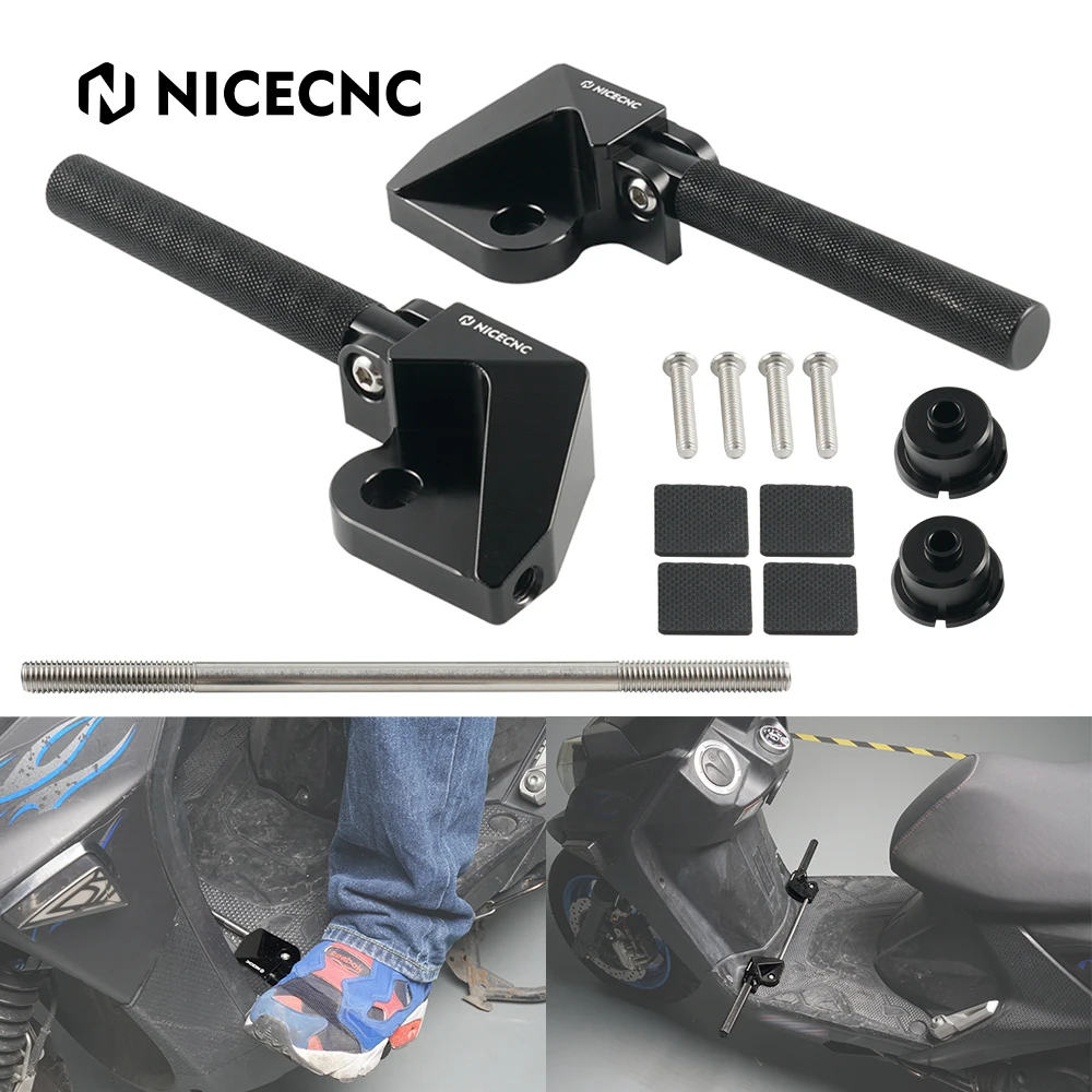 

Scooter Foldable Footrests Highway Bars for Yamaha Zuma 125 YW125 YW 125 BWS125 BWS 125 2016 2017 2018 2019 2020 2021